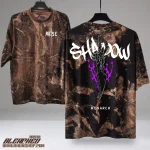 Solo Leveling T-Shirt Bleach Wash T-shirt 200GSM Oversized Dropshoulder Cotton Street wear