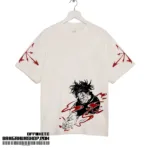 Jujutsu Kaisen Anime Choso Oversized T-shirt Premium Off-white Cotton Dropshoulder