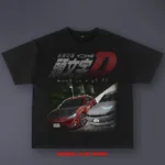 JDM CAR Toyota Mark II GT86 Oversized T-shirt Premium Black Cotton Dropshoulder