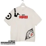 Sukuna Itadori Jujutsu Kaisen Oversized T-shirt Premium Black Cotton Dropshoulder