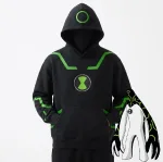 Ben 10 Upgrade Suit Hoodie Black Cotton